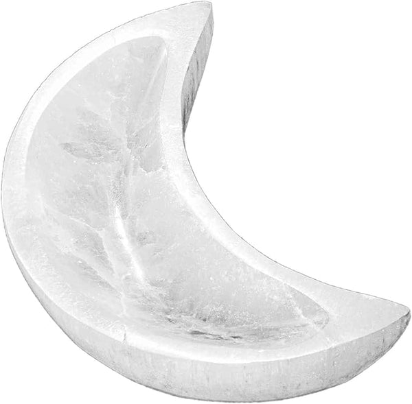 Cuenco de Selenita Lumina – Para Cera de Velas y Decoración Espiritual