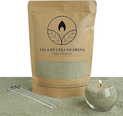 Velas Perladas Comforder – Verde Claro 400 g + 4 Mechas