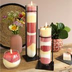 Velas Perladas Lumina  – Rosa 400 g + 4 Mechas